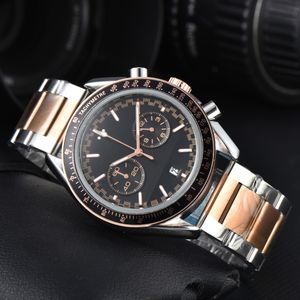 hommes montre montres montres de créateurs de haute qualité 42 MM logo O M G bracelet en acier à quartz bracelet de montre de luxe montre de créateur hommes bracelet en maille montre vague