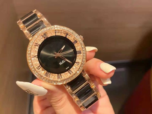 Recherche de créateurs New Lao Brand Quartz Full Diamond Ceramic Womens Sweet Fashionable Watch avec grande quantité et excellent prix