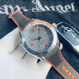 Watch designer oujia haima 600 entièrement automatique de ruban adhésif mécanique en acier Mentise orange constellation vs spécial