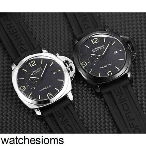 Designer Watch Panerass Luxe horloges voor heren Mechanische polshorloge Men Mode Lederen band Kalender Gentleman Opya Luminos