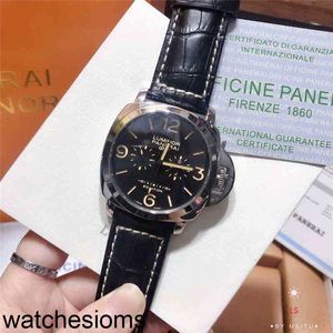 Designer Watch Panerass Men Fashion Leather Band Kalender horloges voor gentlemanpaner 9x0z luminos
