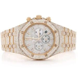 Designer Watch Premium Iced Out Moissanite Watch Watch Inclore incolore Watch For Men Best Quality Wholesale Prix