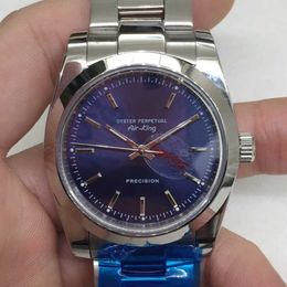 Designer Watch Reloj Watches AAA Mécanicale Watch Lao Jia Lot Light White Ak Blue Unlimited Steel Strip Full Automatic Mechanical Watch RZ1 Machine Mens Watch