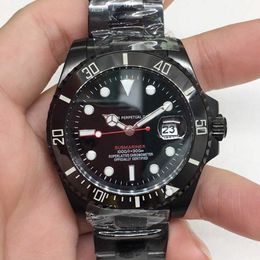 Designer Watch Reloj montre AAA MECHECHICAL WATCH Black Sub Water Ghost Automatic Mechanical Watch Mens Watch QS0 Machine Bhrq