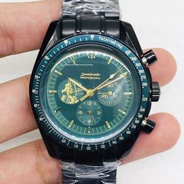 Watch Designer Reloj Watches AAA MECHANICAL WATCH OUJIA Super Black Gold Space Green Face Full Automatic Mechanical Watch Cl009 Machine