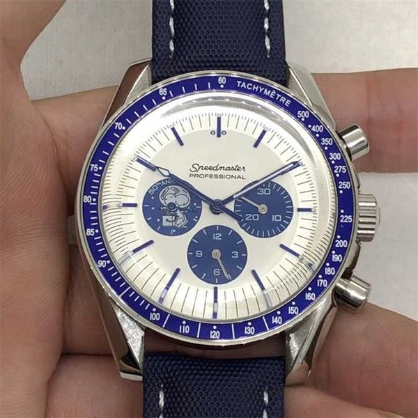 Watch designer Reloj Watches AAA Mécanique mécanique oujia super six aiguille bleu aiguille face blanche entièrement automatique montre la machine Cveh Machine Cveh L7EP