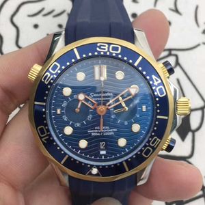 Designer Watch Reloj kijkt aaa quartz kijken oujia zeilboot vijf naald goud blauw tape kwarts horloge fc002 mechanisch horloge h 0ayh dsge heren horloge