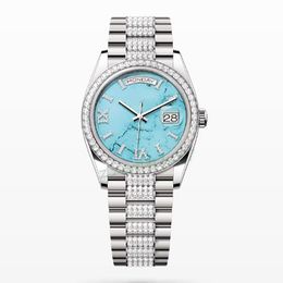 designer horloge saffier diamanten horloge dames AAA kwaliteit heren volledig polshorloge 904L geheel roestvrij biokeramisch horloge 41 mm uurwerk lichtgevend waterdicht ladie l5