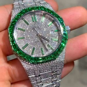 Designer Watch Trending Customized Iced Out Lab Gegroeide roestvrij staal beste kwaliteit diamanten horloge voor mannen