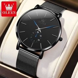 Montre de designer montres Approbation de célébrité de la marque Olysys vente chaude montre pour hommes d'affaires minimaliste à quartz