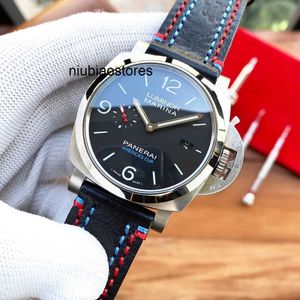 Designer Horloge Horloges voor Mechanisch Automatisch Uurwerk Saffier Spiegel 44mm Lederen Horlogeband Sport Horloges Q9j4