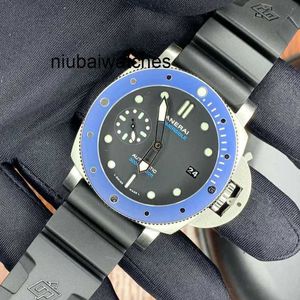 Reloj de diseño Relojes para hombre Mecánico Vs Serie Anillo de cerámica azul Relojes deportivos Mzn3