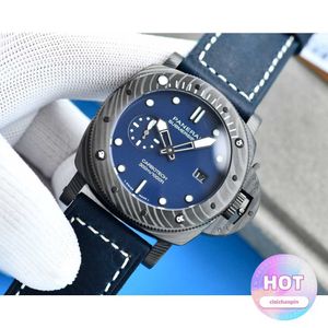 Designer horloge horloges voor herenmechanische automatische beweging saffierspiegel 47 mm rubber horlogeband sport v3u4 weng