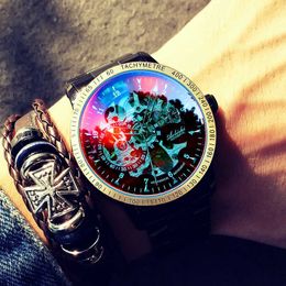 designer watch montres Nouvelle marque pour hommes Montre mécanique Montre pour hommes Entièrement automatique Creux Dieu des hommes Étanche Tritium Air Tide Suisse