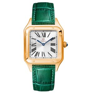 Designer horloge Dameshorloge Quartz uurwerk Koe lederen band Verschillende kleuren beschikbaar Saffierglas Waterdicht Montre De Luxe