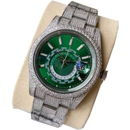 Diseñador Reloj Women Diamond Watches for Man High Qulaity Automatic Mechanical Movement Explorer Aquanaut Montre de Luxe Reloj Gold Blue Watchs anillo GMT