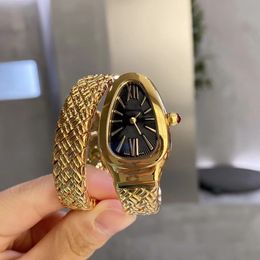 Designer Watch Women Watches Hoogwaardige dameswatch Serpentn -horloges met Dimond Relojes Bracelet Snake Watch Classic Rose Gold Relogio Montre Orologio di Lusso