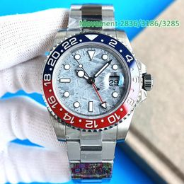 Relojes de diseñador 40 mm High High Clean Watch Green Pepsi Bisel Batman Watch 2836/3186/3285 Movimiento mecánico automático con caja 904LSteel CA