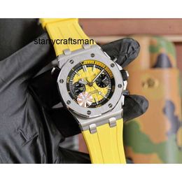 Designer montre APS Watch Fruit Audemar Royal Chronograph Menwatch Automatic mécanique SuperColen Strap Montre