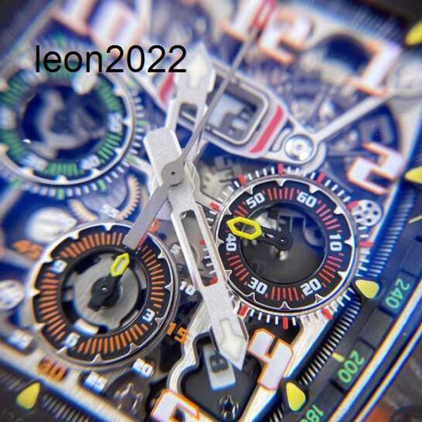 Relojes de diseñador Relojes mecánicos automáticos Sport Wall Wall Watch Watches Watch RM 1103 McLaren Colored Carbon P9CP