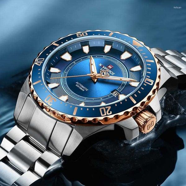 Orologi di design Business Orologi da polso meccanici automatici Orologio da uomo Fashion Casual 100M Dive Orologio da polso maschile Data Orologio Reloj 2023