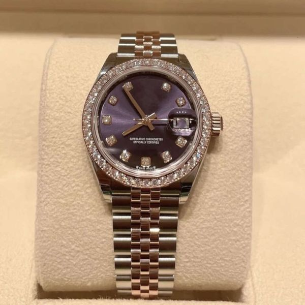Designer Watchs Diamond Watch Femmes Top de haute qualité Perpetual Automatic mécanique 31 mm en acier inoxydable montre des dames Mouvement Sapphire Crystal Boîte d'origine