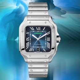 Relojes de diseño Relojes elegantes y de moda para hombres y mujeres Correa de acero inoxidable Movimiento avanzado importado Reloj impermeable para hombres para regalos