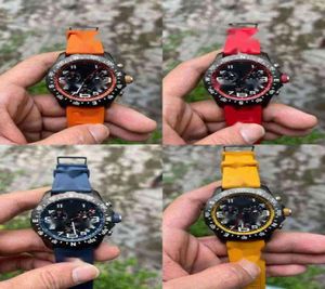Designer Watches Endurance Pro 44 Quartz Chronograph Men039s Watch X82310D51B1S1 PVD Steel All Big Number Markers Blue RU5699348