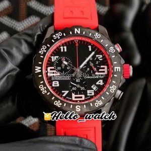 Designer Watches Endurance Pro 44mm kwarts Chronograph Men's Watch XX823109A1K1S1 PVD Steel All Big Big Number Markers Red Rubbe 210i