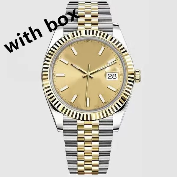 Montres de créateurs de haute qualité Daydate Datejust Montre pour homme automatique en acier inoxydable Montre femme 41mm 36mm lunette à quartz 116234 montre moissanite 31mm 28mm SB008 C23