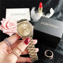 Relojes de diseño Little Fresh Watch Reloj deportivo personalizado para mujer Reloj de pulsera Conjunto de correa de reloj Reloj de mujer de 38 mm a la moda