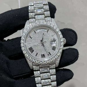 Designer horloges Luxury diamanten kijken Moissanite Mens Watches