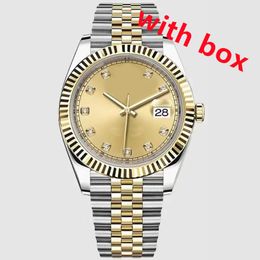 Relojes de diseñador para hombre, reloj de lujo de alta calidad, correa de oro chapada en fecha, orologio 116234, fiesta formal de negocios, reloj AAA bling 41mm 36mm 31mm 28mm SB008 C23