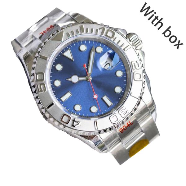 Montres de créateurs Montre pour hommes 41mm automatique mâle 904L saphir en acier inoxydable avec boîte montre étanche affaires luxe montre-bracelet bracelet de montre en cuir reloj