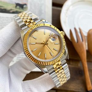 Designerhorloges Herenhorloges Hoge kwaliteit Alleen datum 41 mm Alleen datum Automatisch mechanisch horloge 31 mm Dameshorloge orologio di lusso Klassiek horloge 1 AAAA per dag