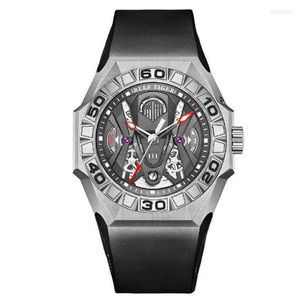 Designer horloges Men Tiger Polshipchates Automatisch rif horloge heren pols horloges luxe duik 200m waterdichte mechanische polshorloge sekelton lichtgevende saffier