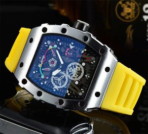 Montres de créateurs hommes montre de luxe étanche étoile à cinq branches bracelet multicolore reloj quartz tout cadran travail loisirs montre vintage squelette élégant xb011 C23