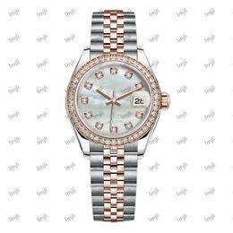 Montres designer Mens Diamond Watch Luxury Ladies Automatic Movement Watches for Women 28/31/36 mm de haute qualité