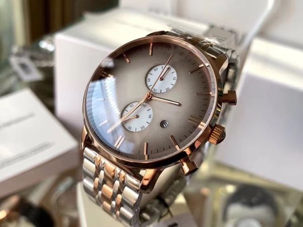 Designer Watchs Orologio Women's Quartz Watch Full Inoxydless en acier inoxydable 43 mm visage gris super lumineux étanche-bracelet imperméable Montre de Luxe