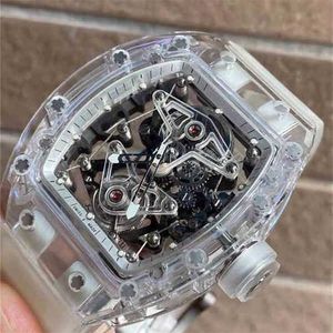 Designer Horloges Riichardsmilers RM56-02 Modetrend Volautomatische Mechanische tourbillon Holle Transparante Echte Persoonlijkheid LY