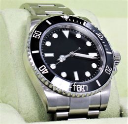 Designer horloges Roll X Clean Factory horloges Cal.3130 40 mm 114060 staal zwarte keramische ring heren nieuwstaat