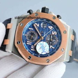 Designer Watches kijken Dure offshore APS Royal Chronograph Menwatch Automatische mechanische supercolen cal.3126 Rubberstrap Montre