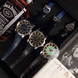 Designer Watchs Watch Knight Round Table Luxury Watch Taille 45 mm Sapphire Verre Swiss Motage automatique Mouvement