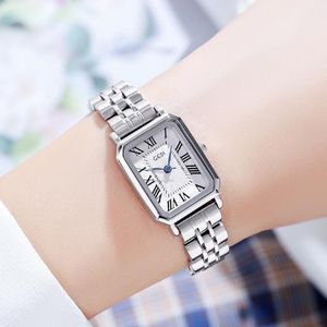 Designer horloges horloges van hoogwaardige mode temperament retro klein vierkante luxe merk noble damesjuwelen kwarts-battrey Moden Water Resisstant