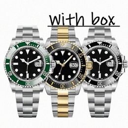 Relojes de diseño Relojes Reloj de alta calidad para hombres Reloj mecánico de lujo 40MM 904L Impermeable 126610LN