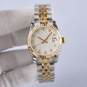 Relojes de diseñador Reloj para mujer Reloj inteligente Reloj de oro de alta calidad Reloj mecánico automático de 31 mm Reloj vesace para mujer Marca de acero inoxidable Etiqueta de reloj de moda