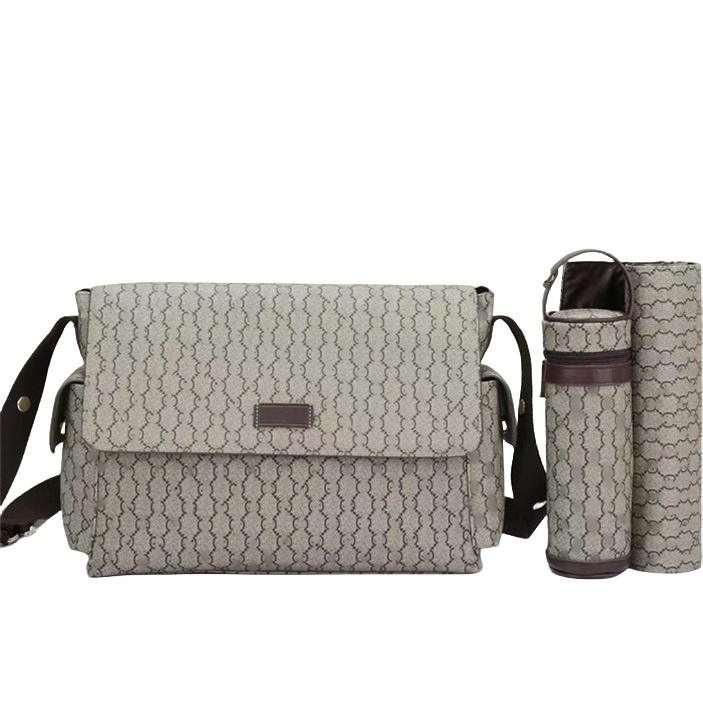 Designer Waterproof Mom Bag 3 zestawy torba na pieluchy