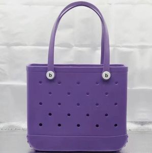 Designer Waterdichte PVC Basket Beach Tas Girl Dames Winkelen Luxe handtas Reizen Grote bakkenzakken Hollow Out Plastic Pochette Heren Summer Clutch Weekend Bag