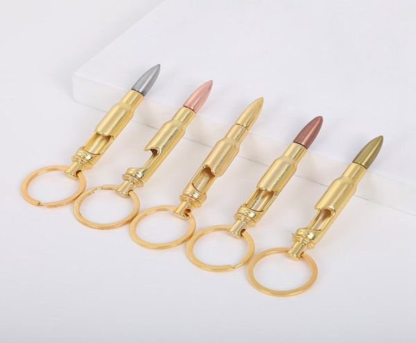 Designer Armes Bullet Bottle Openders Alloy Keychain Creative Bullet Model Model Bottle Bottle Key Pendant Bar Bar Kitchen Tools6905916