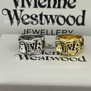 Designer Westwoods Belt Buckle Ring Ring Womens High Edition Classic Punk Style R Nail